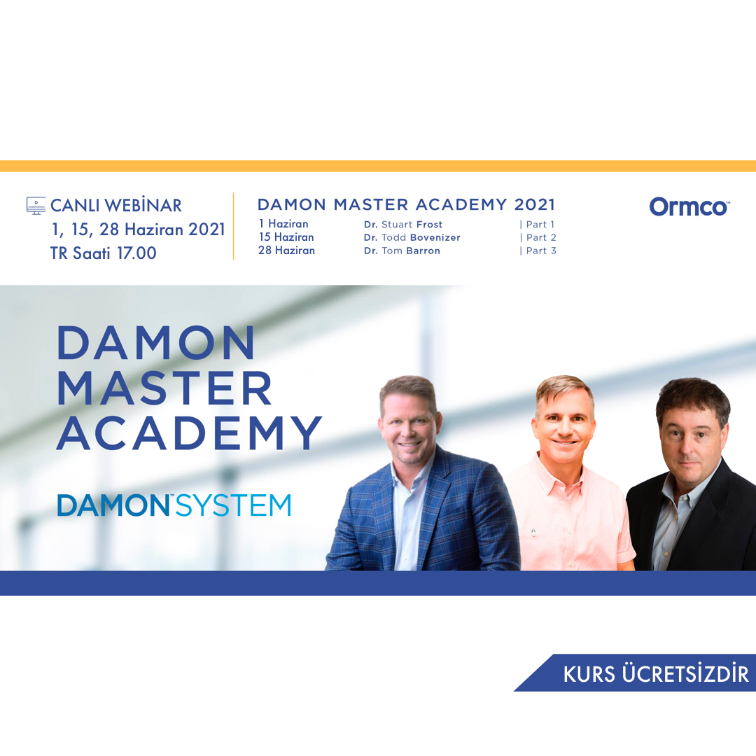 Free Ortho CME Live Stream - Damon Master Academy Part 1: An introductory course on how to use the Q2 bracket and become a Master Damon Clinician